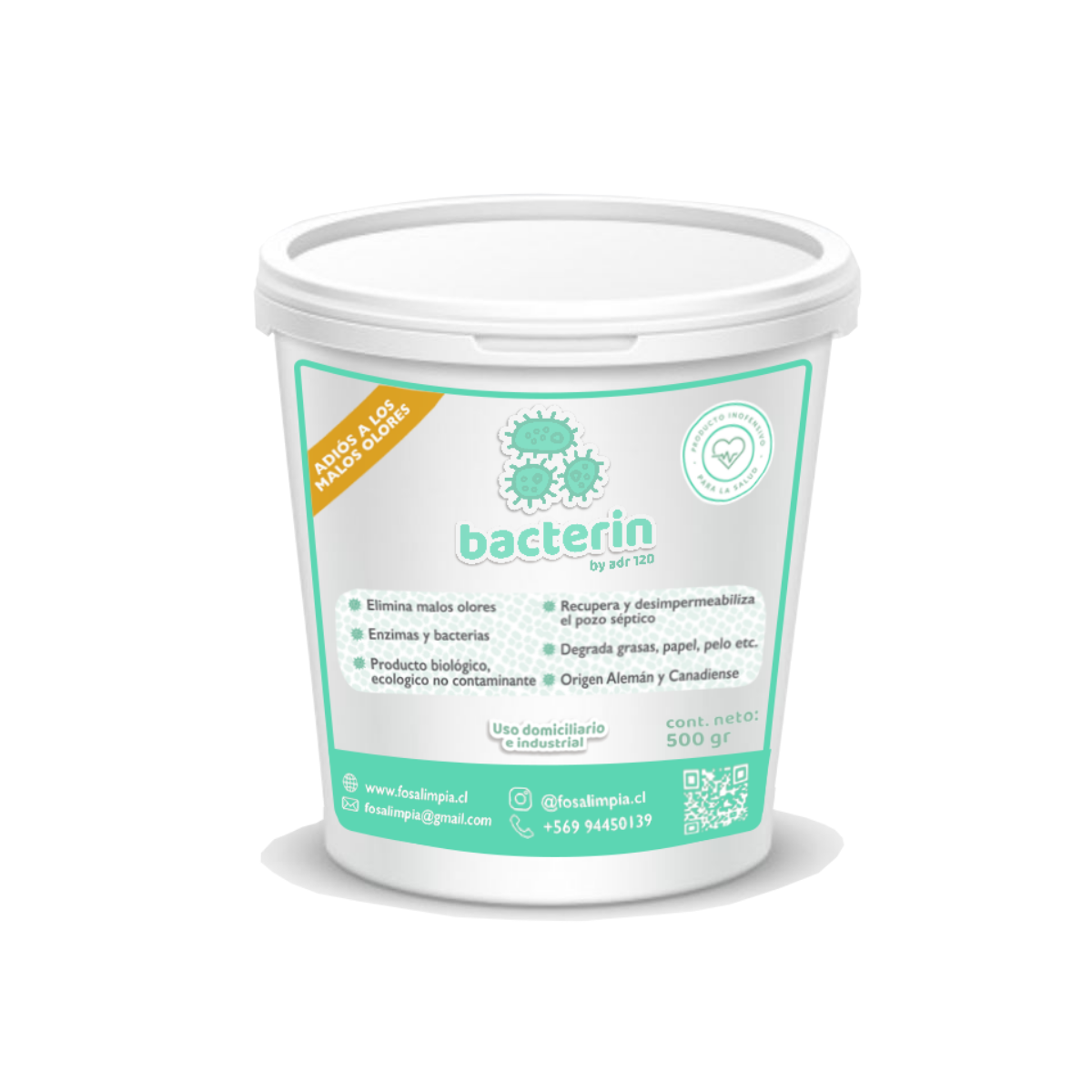Kit SOS: Bacterias Para Destapar Pozo y Fosas Sépticas (3kg)